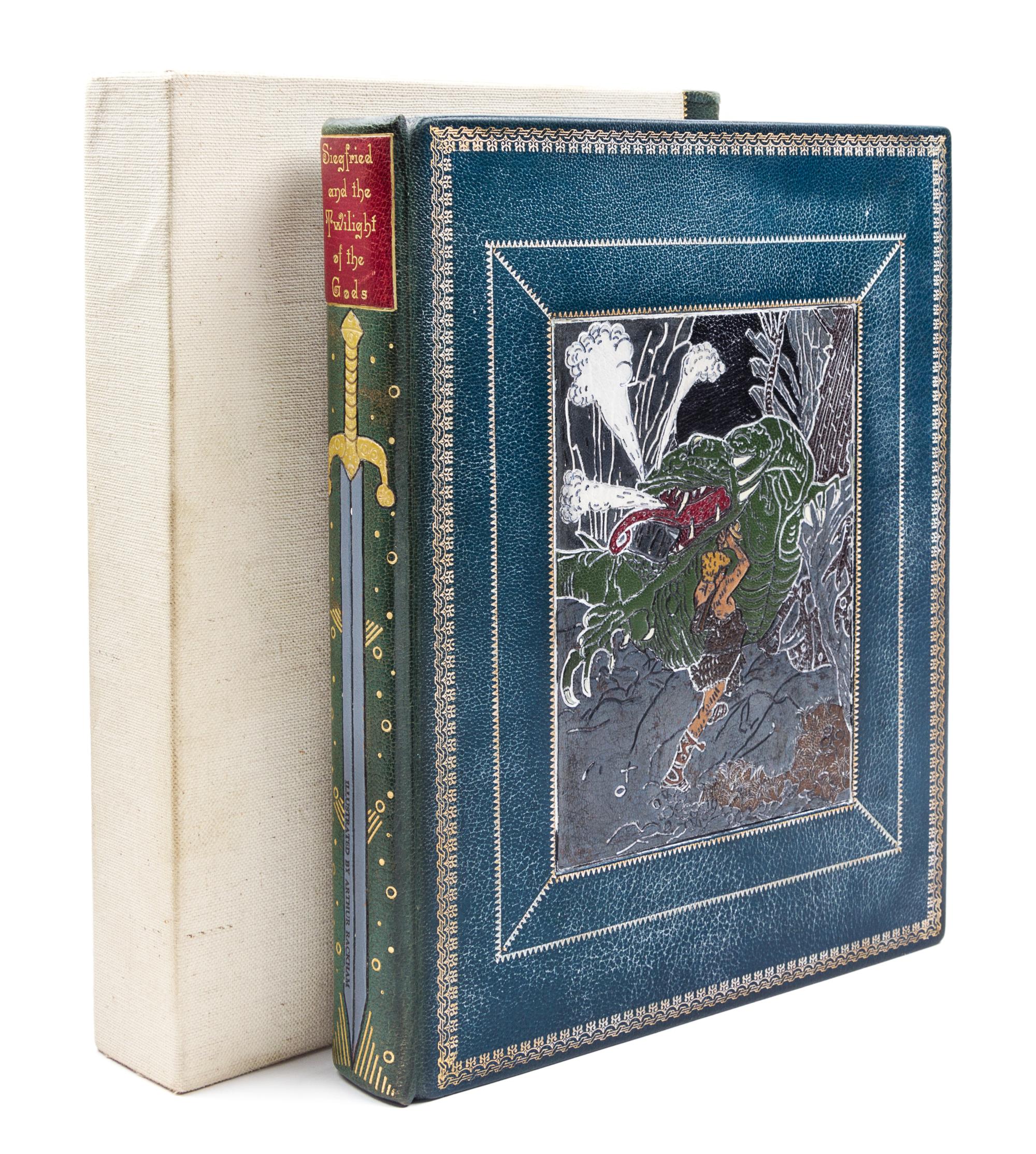 (HALPIN, BILL; RACKHAM, ARTHUR) WAGNER, RICHARD. Siegfried and the Twilight of the Gods. London, 1911. Limited, signed.