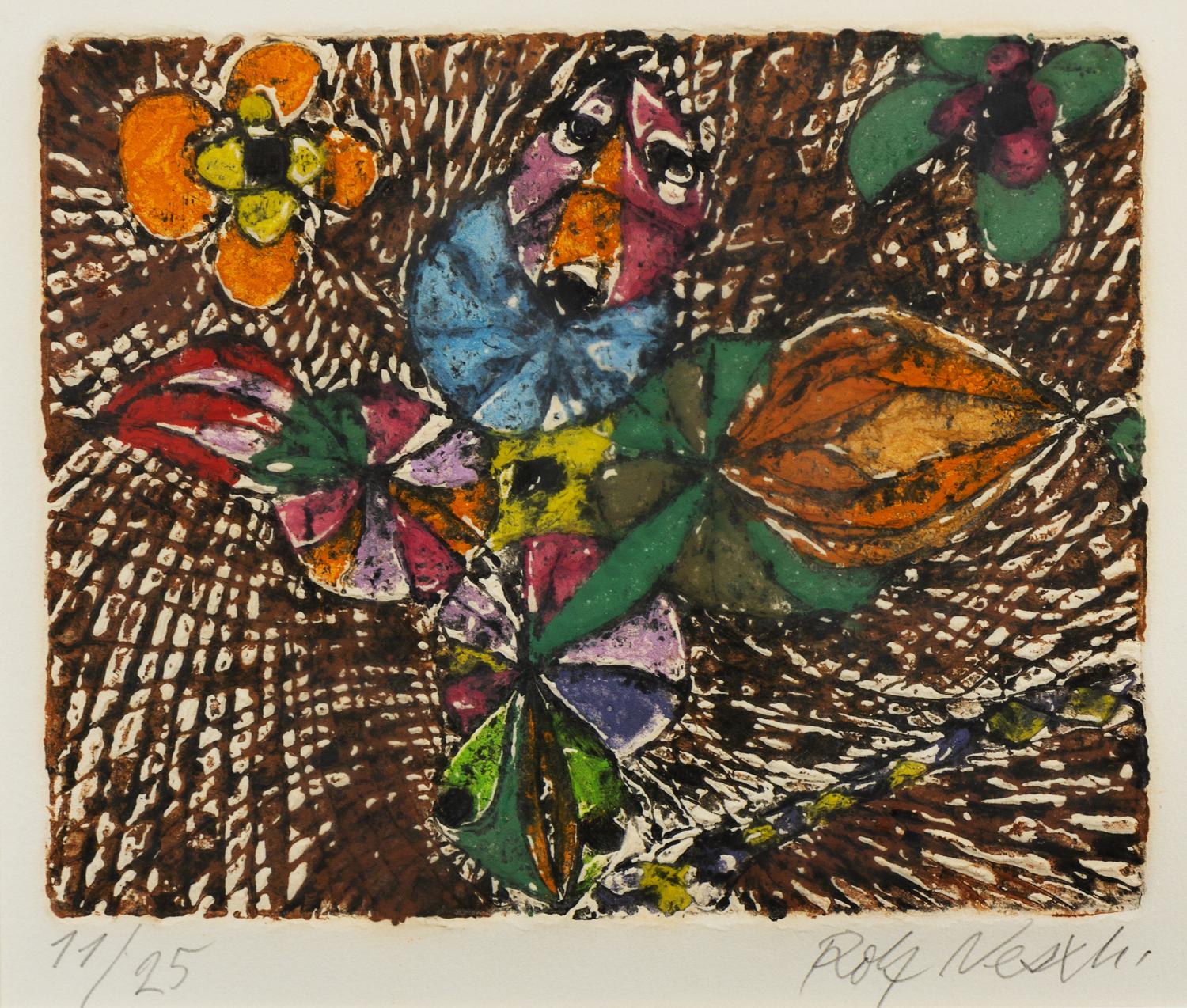 Rolf Nesch, (German, 1893-1975), Blume