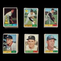 A Near Set of 1961 Topps Baseball Cards (531/587) from The Collection of David Eisenhower