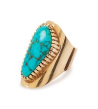 14k Gold and Turquoise Ring