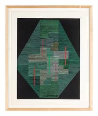 Untitled (Hellblaues Oval) and Untitled (Grüner Oktant) )(a pair of prints), 1966