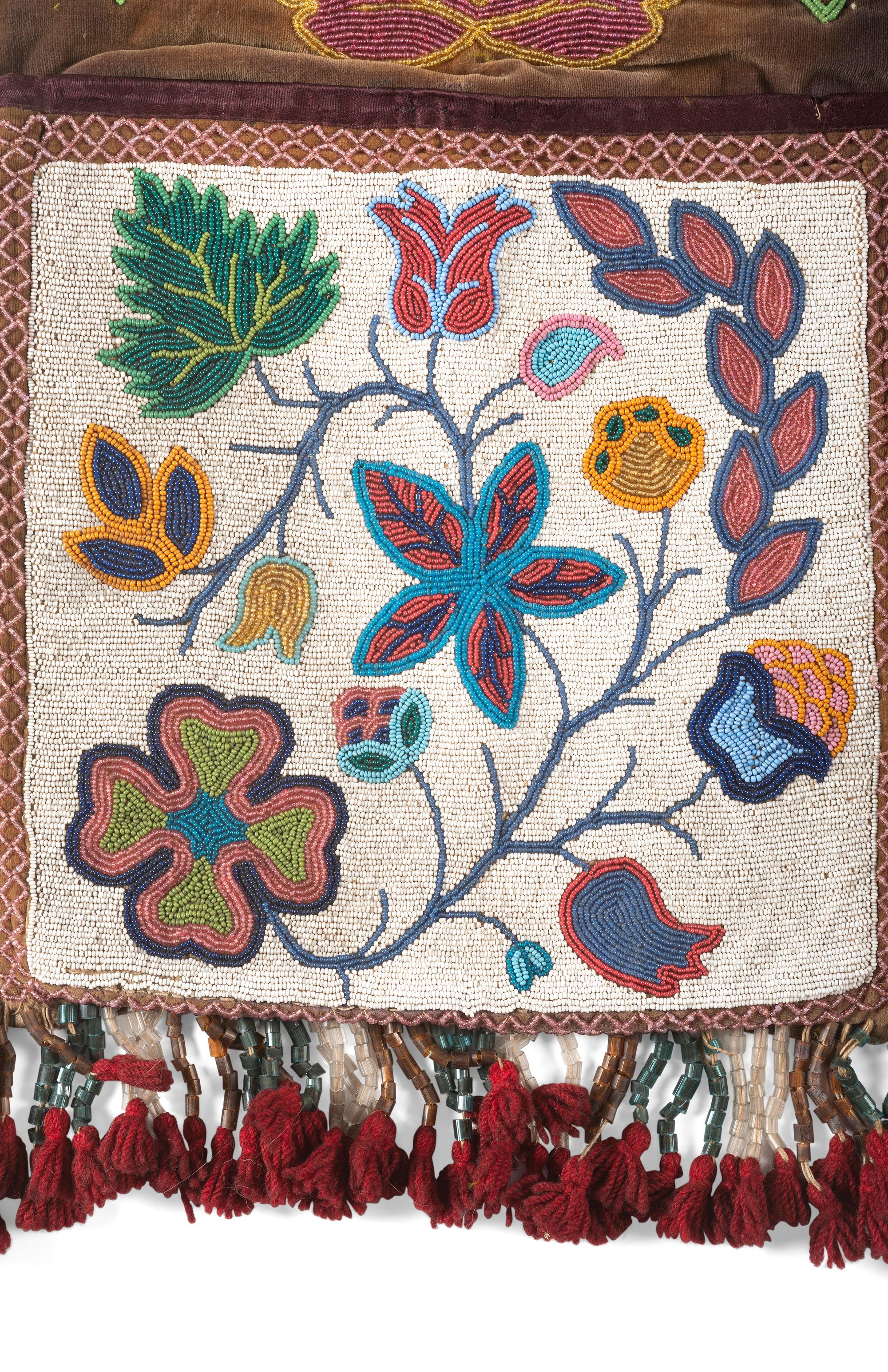 Anishinaabe Beaded Bandolier Bag
