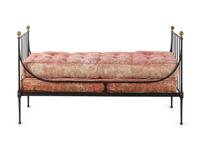 A French Painted Metal Daybed