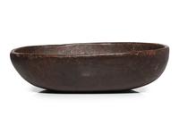 A Large Burl Maple or Ash Dough Bowl