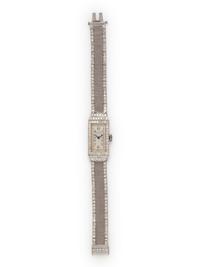 VACHERON & CONSTANTIN, PLATINUM AND DIAMOND WRISTWATCH