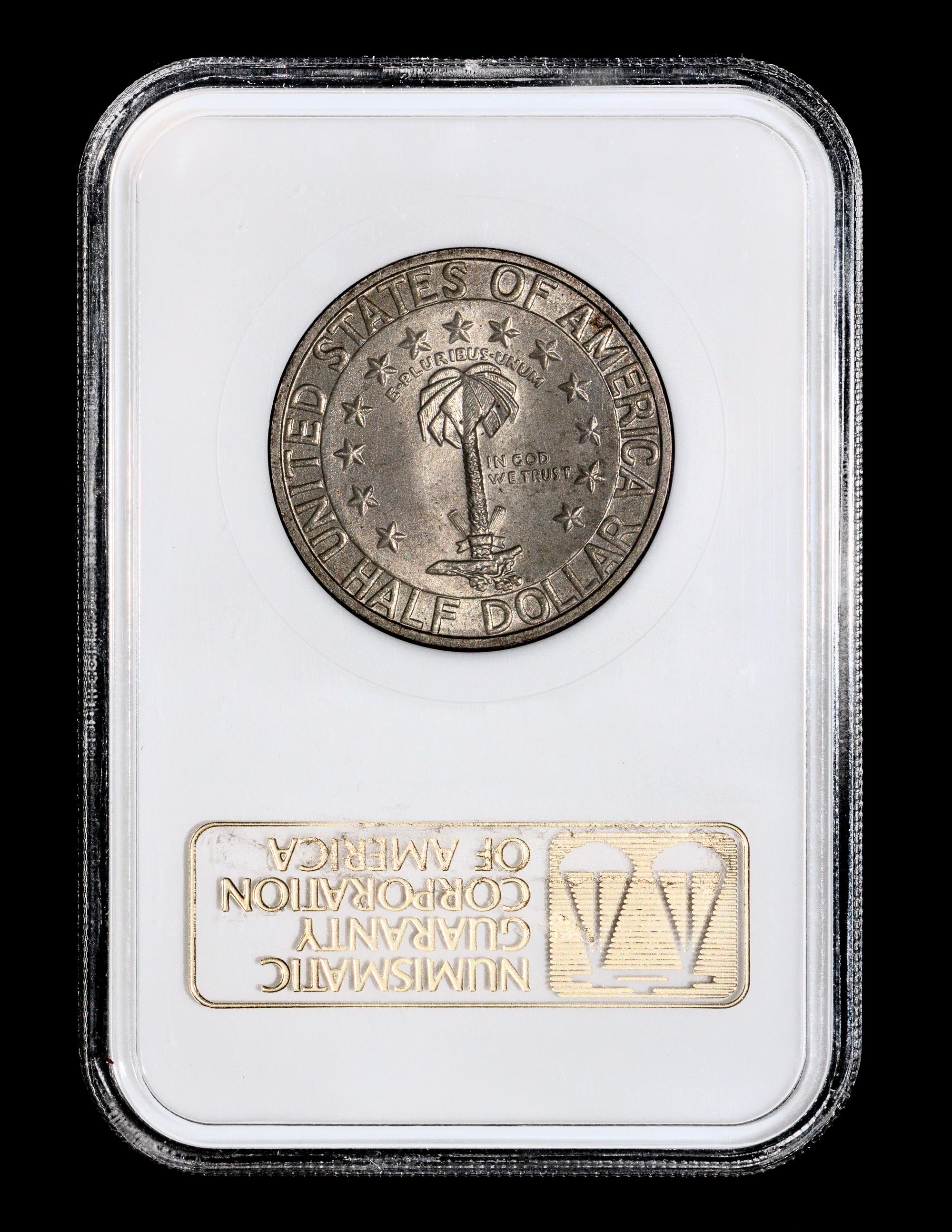 A United States 1936-D Columbia Commemorative 50c Coin — NGC graded MS65