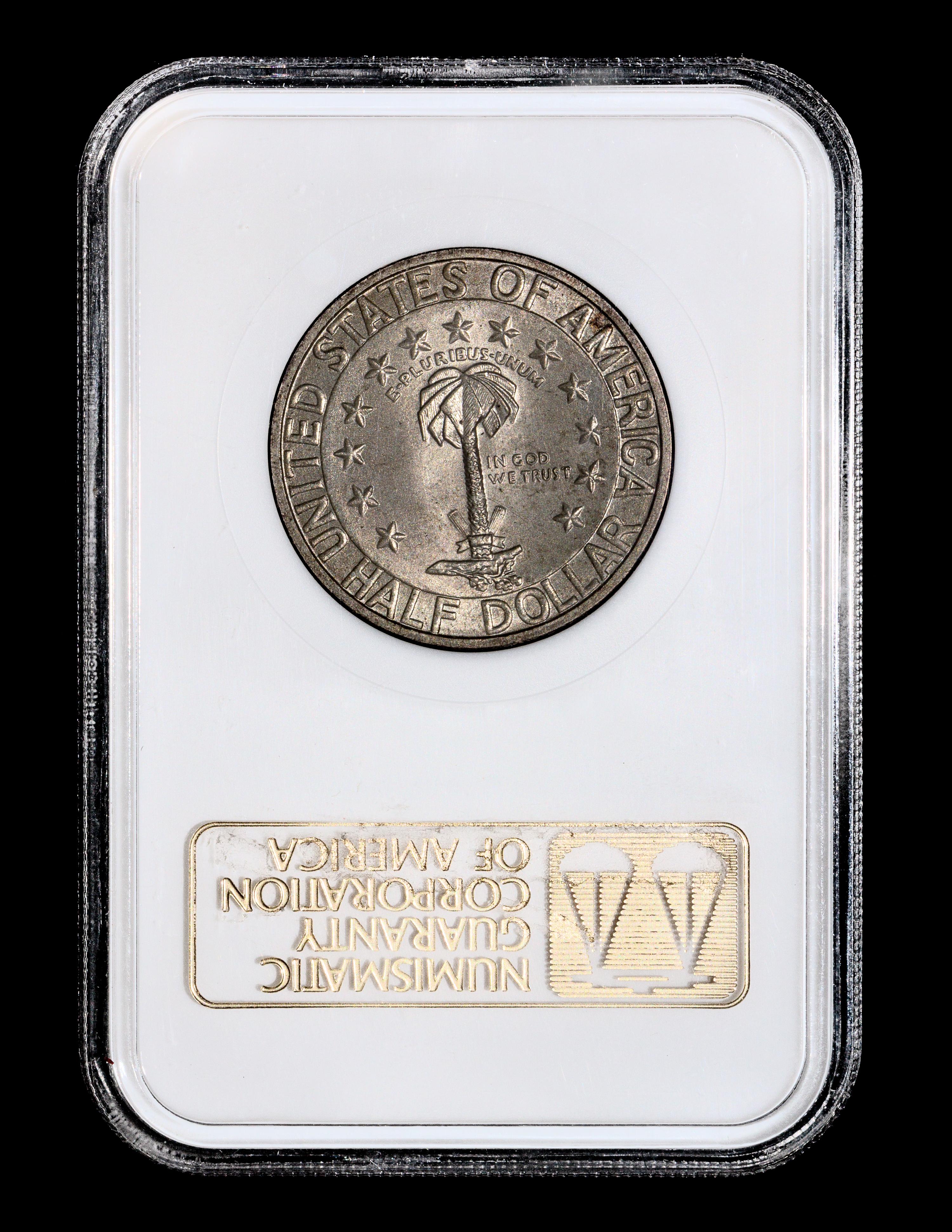 A United States 1936-D Columbia Commemorative 50c Coin — NGC graded MS65