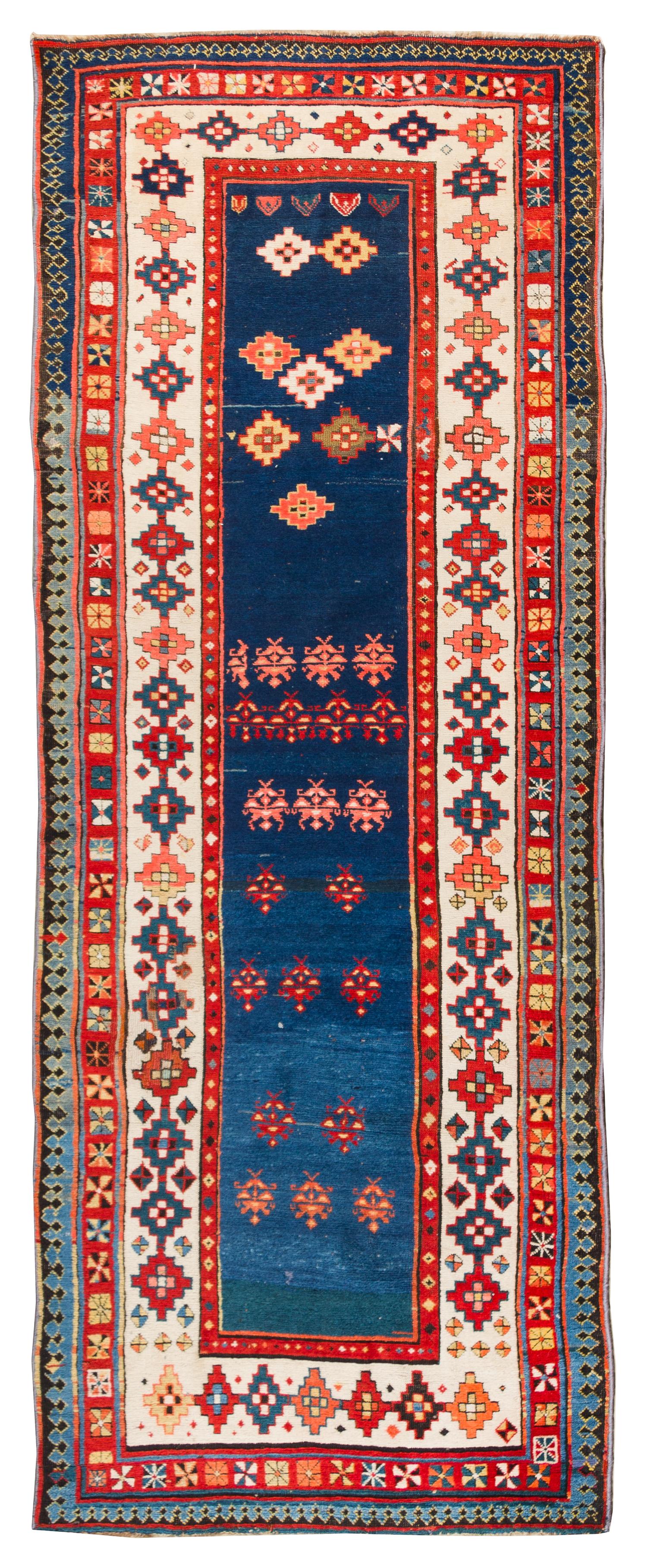 A Talish Wool Runner 8 feet 2 inches x 3 feet 3 inches. — CIRCA 1870