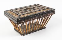 An Anglo-Indian Quill Basket Width approximately 12 inches. — LATE 19TH/EARLY 20TH CENTURY