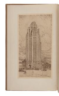 [CHICAGO ARCHITECTURE]. The International Competition for a New Administration Building for The Chicago Tribune. Containing all the Designs Submitted in Response to the Chicago Tribune's USD 100,000 Offer Commemorating its Seventy-Fifth Anniversary, June 10, 1922 . [Chicago: The Tribune Company, 1923].