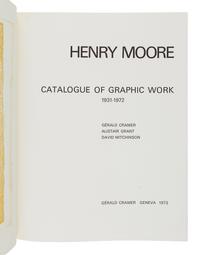 [MOORE, Henry (1898-1986)]. CRAMER, Gérald and Patrick, et al. Henry Moore. Catalogue of Graphic Work . Geneva: vols.I-II Gérald Cramer, 1973, 1976; vols.III-IV Patrick Cramer, 1980, 1984.