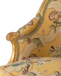 A George III Giltwood Bergère