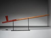 Sioux Catlinite Pipe, with Inscription by Louis Rott