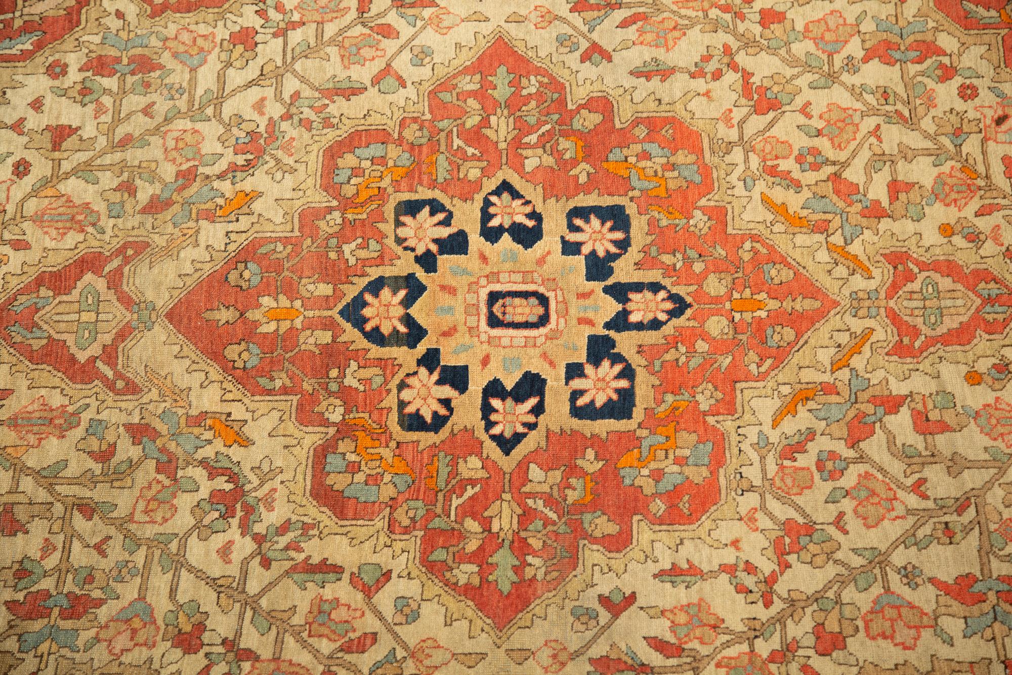 A Heriz Wool Rug