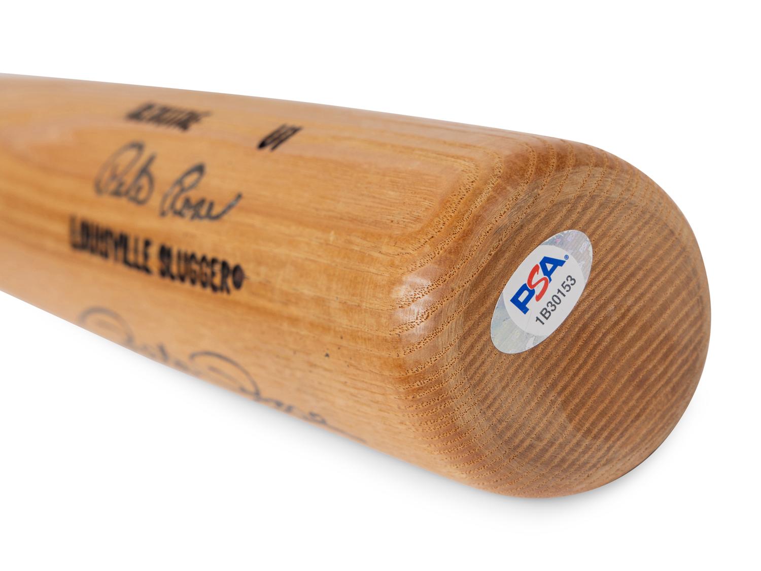 A Group of Pete Rose Cincinnati Reds Signed Autographs Items