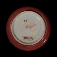 A Chinese Copper Red Glazed Water Coupe, 19th Century 清中晚期 霽紅釉雞心水丞