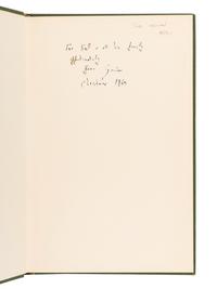 GRAHAM, Greene (1904-1991). A Visit to Morin. London: Heinemann, 1959.