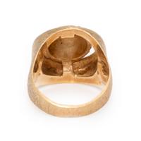 Yellow Gold Globe Ring