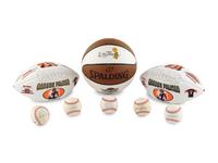 A Large Group of Assorted Sports Collectibles Including Multiple Autographs,
