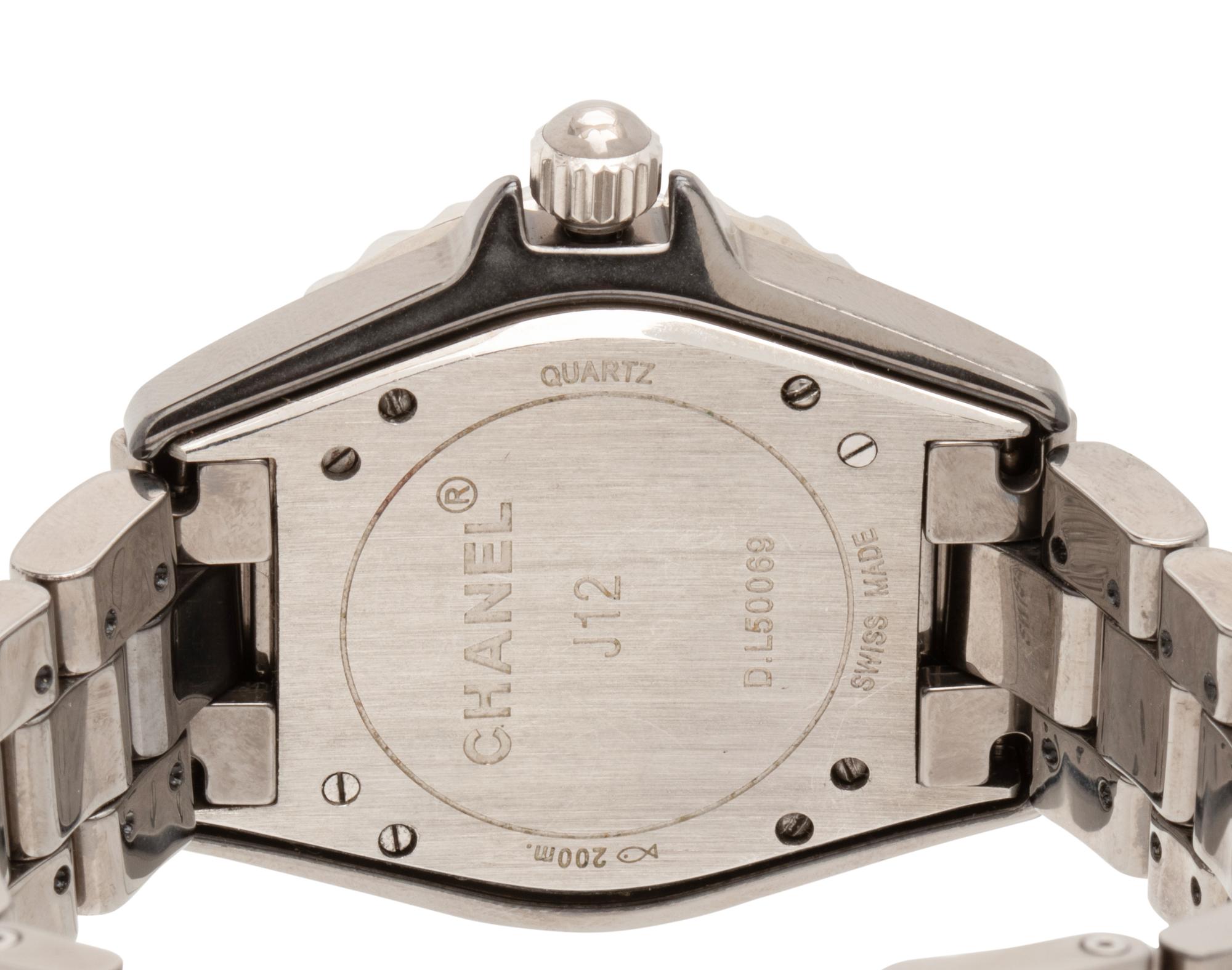 CHANEL, REF. H1996 STAINLESS STEEL 'J12' WRISTWATCH