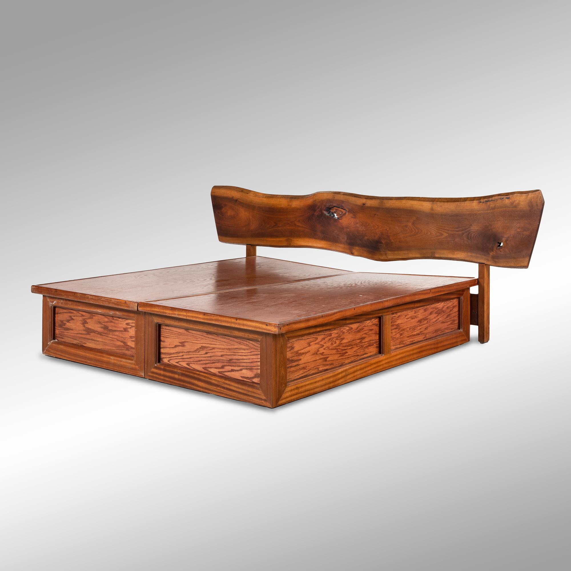 Fine King-Size Headboard, 1966 New Hope, Pennsylvania