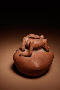 A Nariño Terracotta Frog Vessel