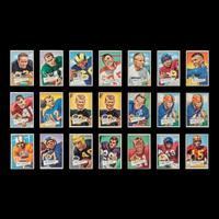 A Collection of 1952 Bowman Large and Small Football Cards Including Multiple Hall of Famers (145)