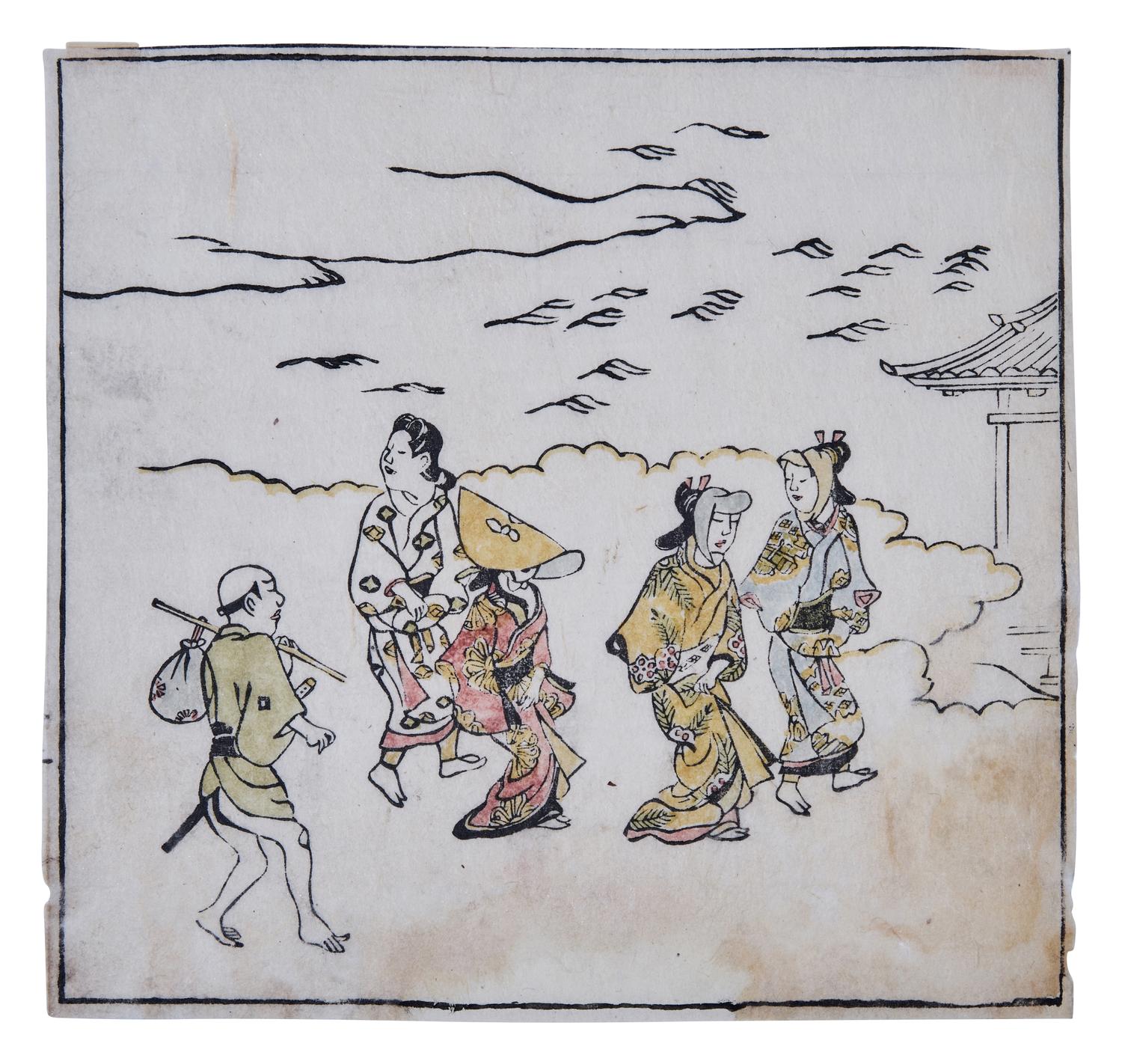 Eleven Assorted Japanese Woodblock Works, 18th-19th Century