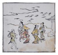 Eleven Assorted Japanese Woodblock Works, 18th-19th Century