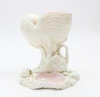 A Royal Worcester Porcelain Figural Dish Height 7 1/2 inches. — 19TH CENTURY