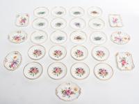 A Collection of Boxed English Porcelain Saucers Average diameter 3 1/4 inches. — SECOND HALF 20TH CENTURY