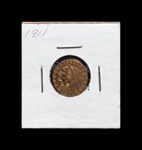 A 1911 Indian Head $2.50 Gold Coin