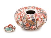 Three Imari Palette Porcelain Articles