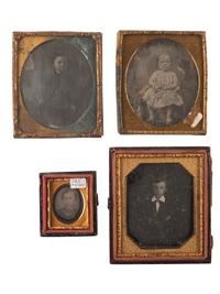 [EARLY PHOTOGRAPHY]. A group of 21 daguerreotypes of children of varying ages, incl. toddlers and teenagers.