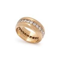 CARTIER, YELLOW GOLD AND DIAMOND RING