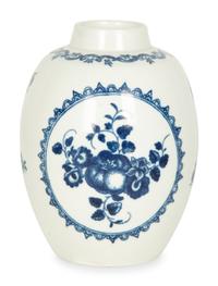 A Collection of Six English Blue and White Porcelain Articles — 18TH CENTURY