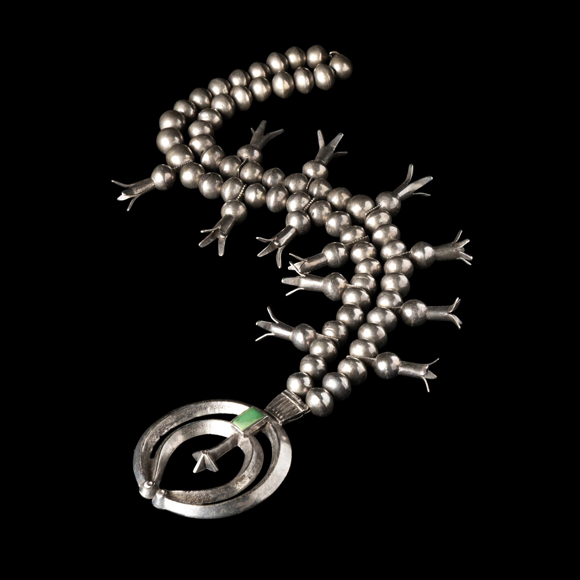 Navajo Squash Blossom Necklace