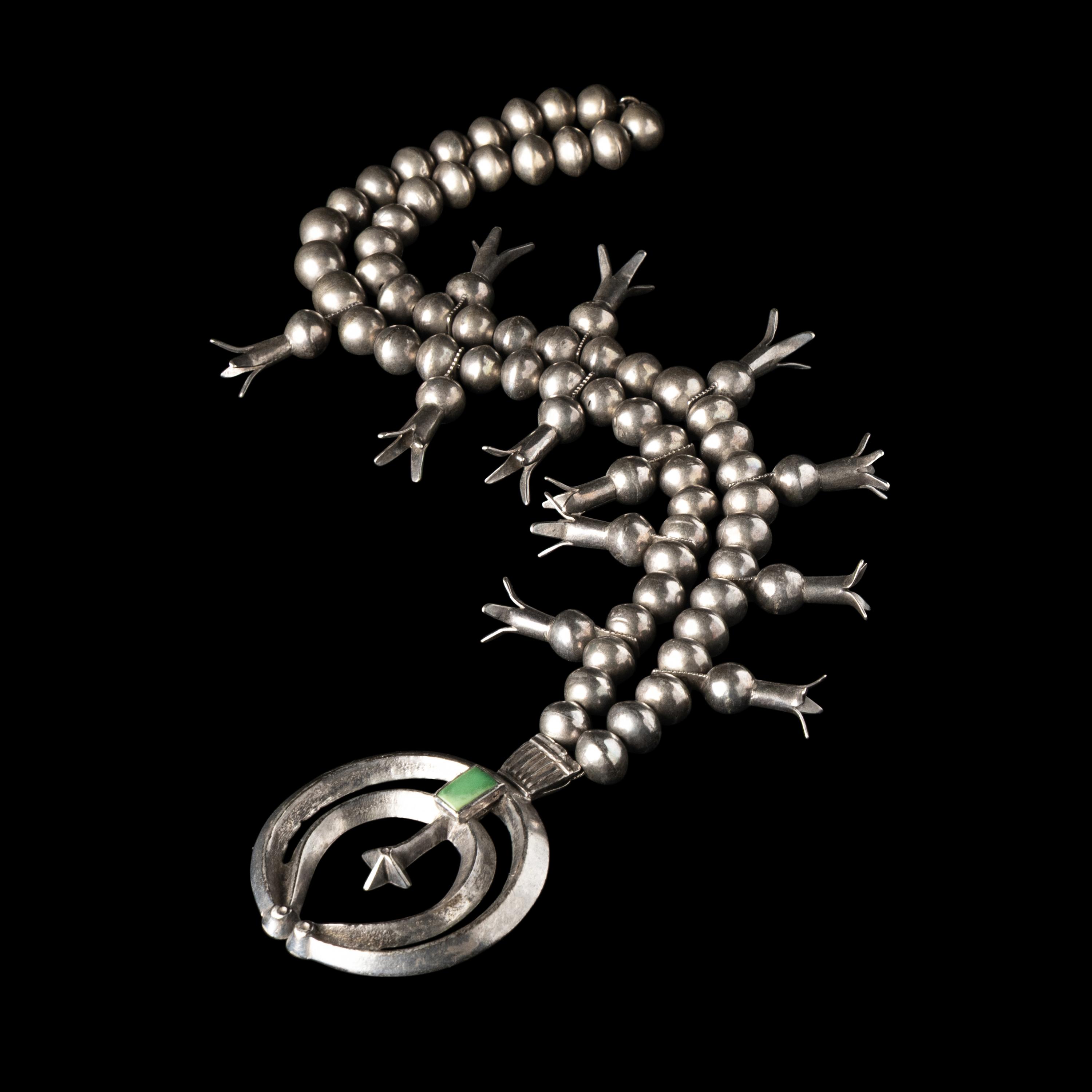 Navajo Squash Blossom Necklace