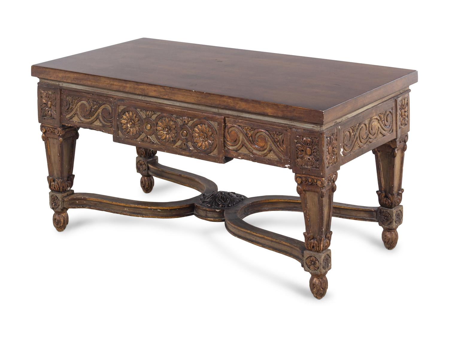 An Italian Painted Low Table