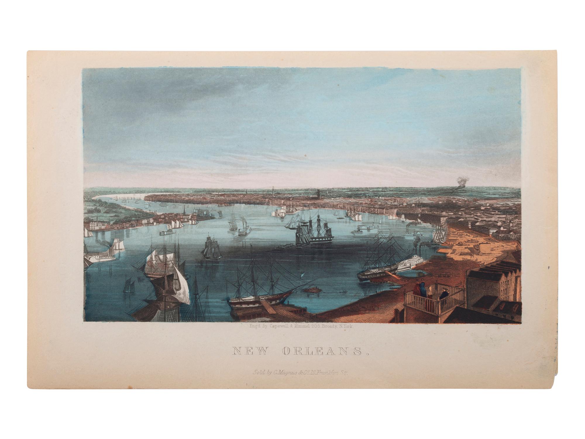[LOUISIANA]. Ephemera related to New Orleans and the state of Louisiana, including: