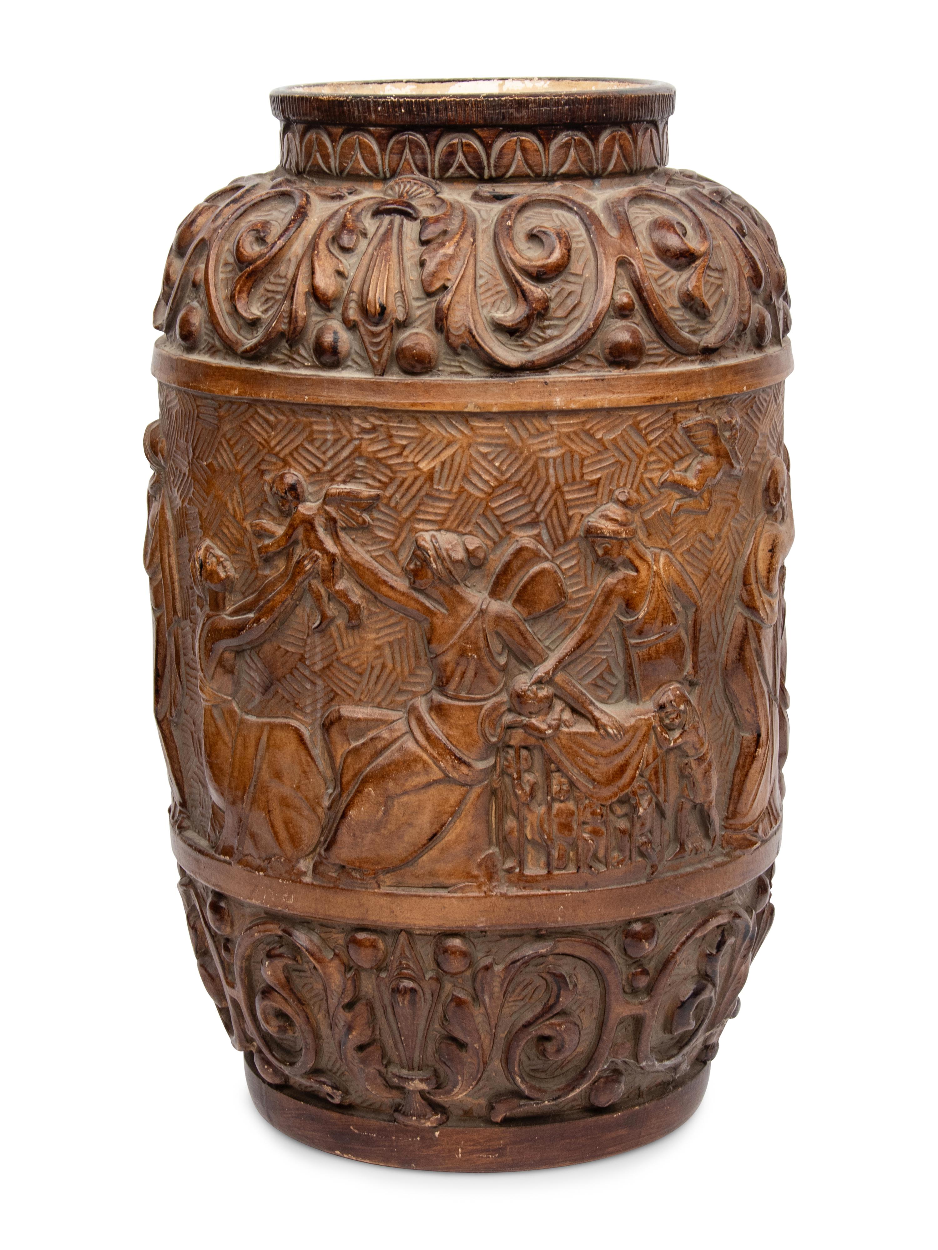 A Continental Ceramic Umbrella Stand