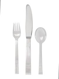A Georg Jensen Silver Flatware Service