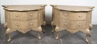 A Pair of Painted Commodes Height 33 1/2 x width 52 x depth 25 inches. — DENNIS & LEEN