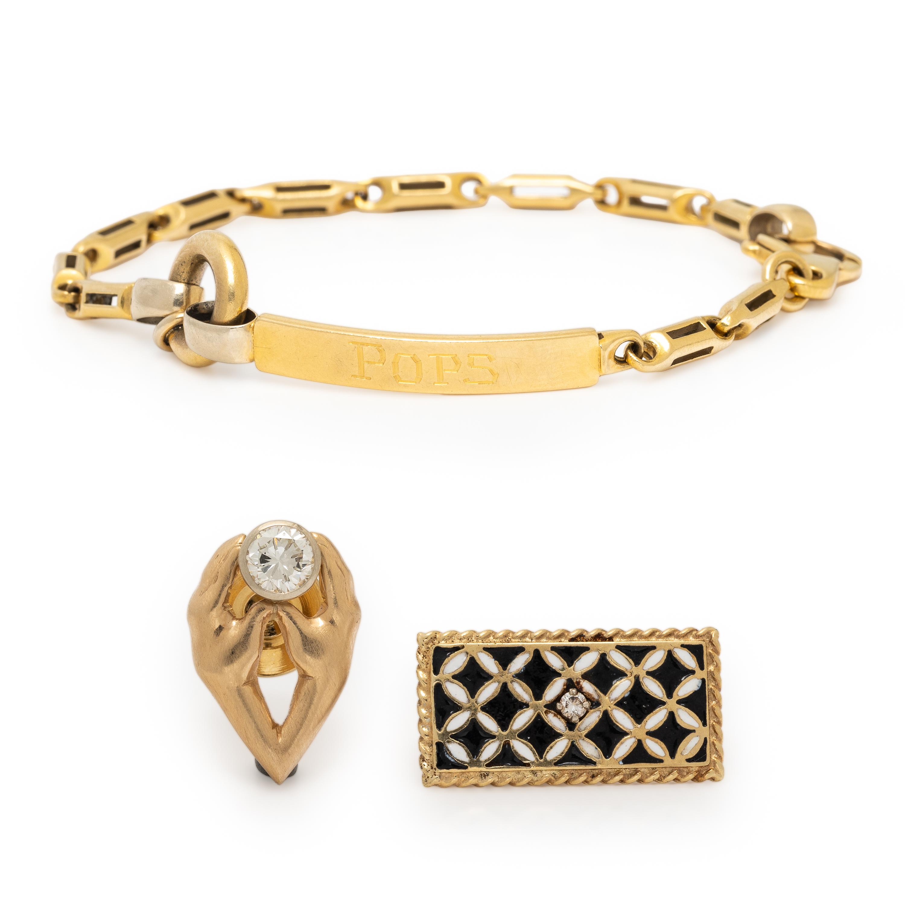 Collection of Yellow Gold Jewelry