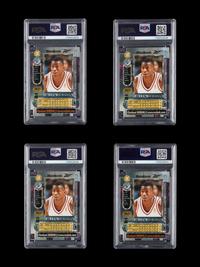 A Collection of PSA Graded 1997 Metal Universe Allen Iverson Reebok Basketball Cards No. 20