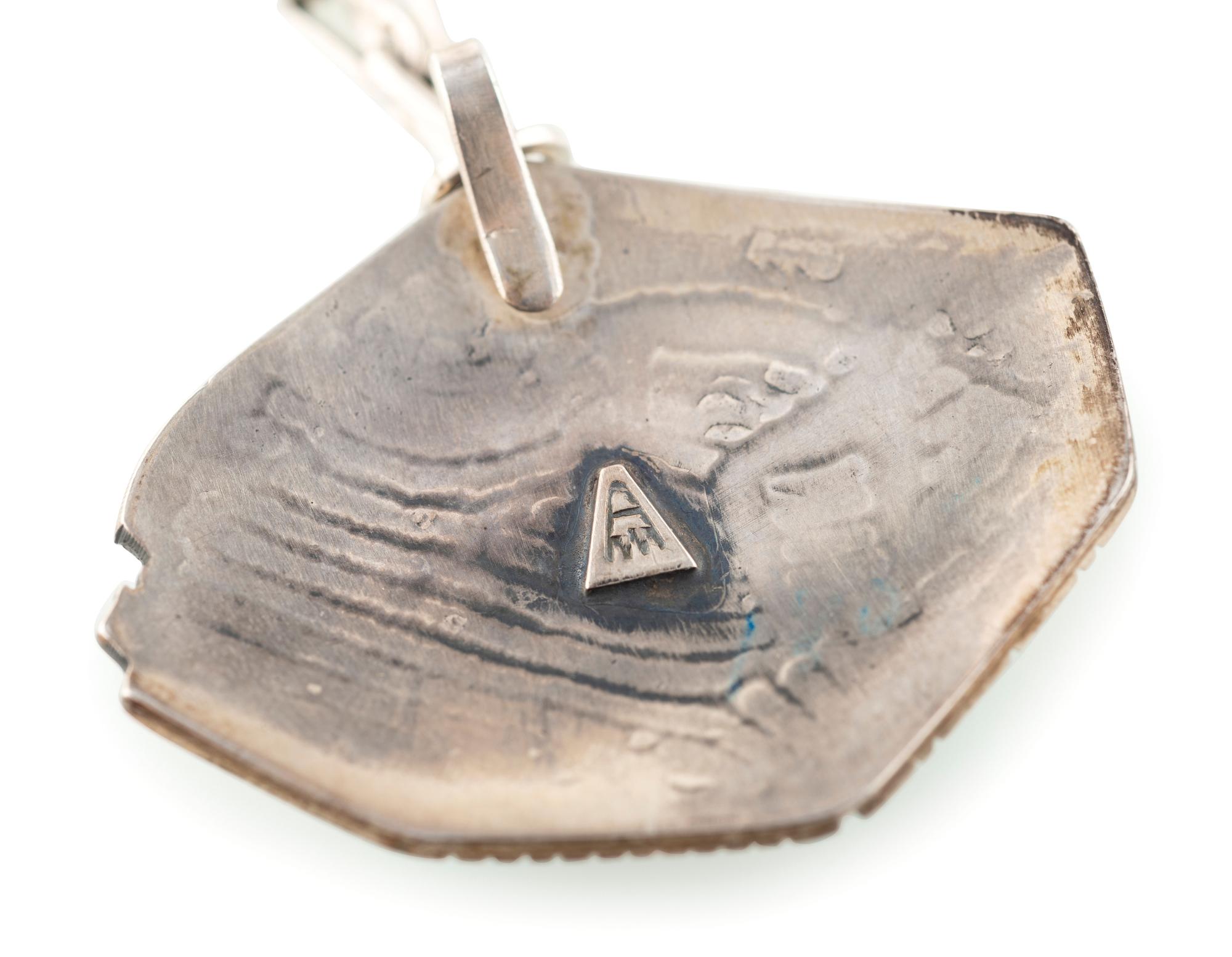 Silver Overlay and Turquoise Necklace, PLUS Silver and Turquoise Ring