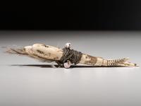 Carved Antler Fetish, Mountain Lion