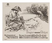 [WWI]. 5 posters issued by the Red Cross and the US Food Administration.