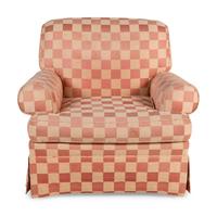 A Custom Upholstered Lounge Chair