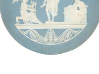 A Wedgwood Jasperware Plaque, The Apotheosis of Virgil